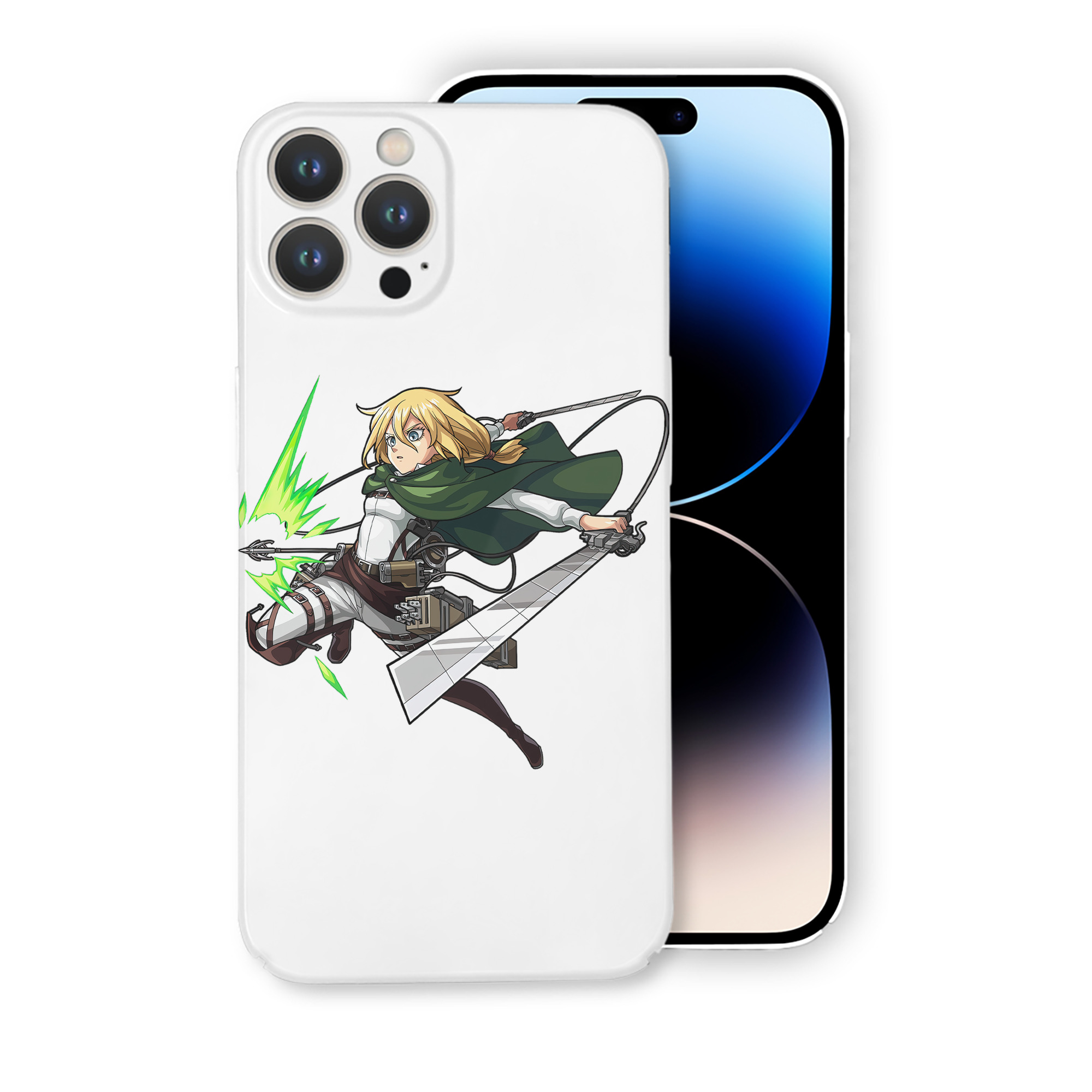 （画像用） 進撃の巨人 クリスタ·レンズ Attack on Titan Christa Lenz 【iPhone 14シリーズ対応】ハードケース